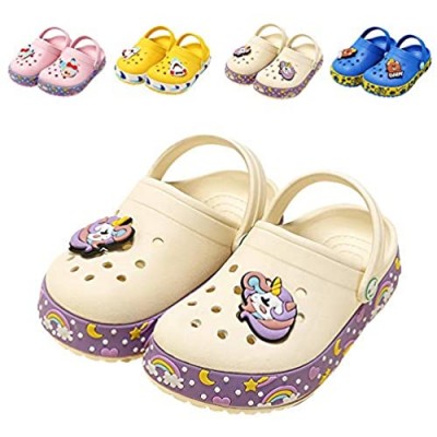 Clogs Kids Garden Shoes Boys Girls Anti-Slip Indoor Outdoor Shower Slippers Summer Soft Beach Swimming Sandals