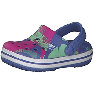 Crocs Kids' Crocband Graphic Clog | Slip On Water Shoes for Boys and Girls