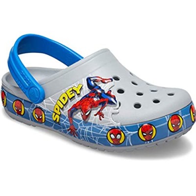 Crocs Kid's Fun Lab Spiderman Light Up Clog | Light Up Shoes for Kids