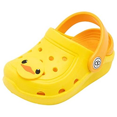 dripdrop Girls Comfort Clogs Toddler Slip On Garden Slippers Kids Water Sandals Lightweight Boys Summer Pool Beach Shoe (Toddler/Little Kids)