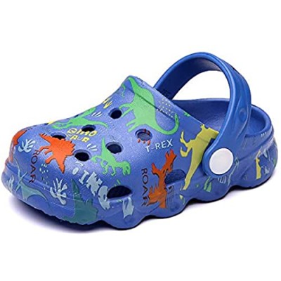 INMMINPIN Kids Cute Clogs Cartoon Garden Shoes Boys Girls Slides Slippers Indoor Outdoor Children Water Shower Beach Pool Sandals