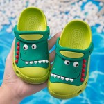 JACKSHIBO Boys Girls Clogs Toddler Little Kids Sandals Cartoon Dinosaur Garden Beach Water Slipper