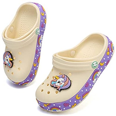 OHSNMAKSL Toddler Garden Clogs Slip On Water Shoes Boys Slippers Girls Sandals Sneakers for Children Beach Pool Shower