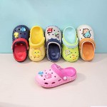 Sawimlgy US Toddler Kids Boys Girls Cute Garden Clogs Cartoon Slipper Sandals Comfort Slip On Water Shoes with Strap Light Summer Children Beach Shoes for Pool Play (Toddler/Little Kids)