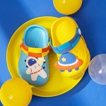THAIHOEY Kids Cartoon Clogs Boys Girls Toddler Slip-on Sandals No-Slip Beach Pool Slippers