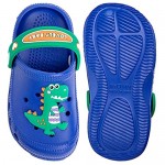 Toddler Clogs Boys Girls Cartoon Unicorn Dinosaur Clog Kids Cute Garden Shoes Slides Sandals Children Beach Slipper Slip On Shoes