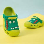 Westilely Kid’s Cute Dinosaur Clogs Boys Girls Garden Shoes Slides Sandals Toddler Slip On Lightweight Beach Pool Shower Slippers