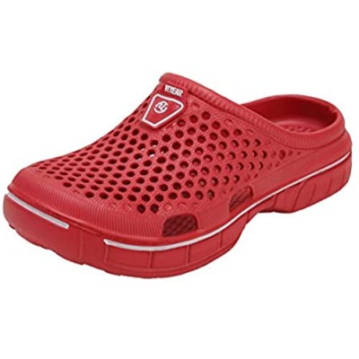 XPKWS Kids Garden Clogs Summer Slippers for Girls Boys Slip On Sandals Shoes