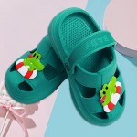 Yinbwol Girls Boys Garden Clogs Slippers Toddlers Clogs Cartoon Unicorn Sandals Slides Anti-Slip Little Kids Clogs Lightweight Slip-on Beach Pool Shower Shoes