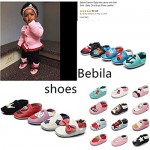 Bebila Leather Cartoon Baby Moccasins - Cute Suede Soft Sole Toddler Shoes Boys Girls First Walker Non-Slip Shoes Infant for Newborns Crawling Slippers