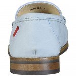 MARC JOSEPH NEW YORK Unisex-Child Leather Loafer with Gold Embroidered Star