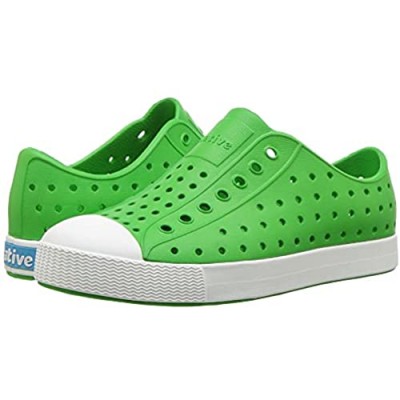 Native Unisex-kids Jefferson Water Proof Shoes  Grasshopper Green/Shell White  12 Medium US Little Kid