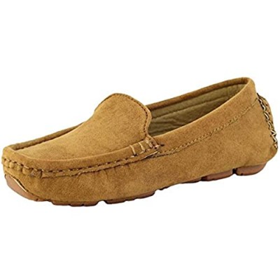 PPXID Toddler Little Big Kid's Girl's Boy's Suede Slip-on Loafers Casual Shoes Shoes