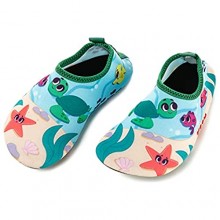 JOYIN Toddler Kids Swim Water Shoes  Kids Water Shoes Quick Dry Swim Shoes  Non-Slip Aqua Socks for Boys Girls Toddler