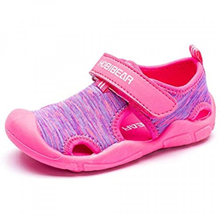 Lxso Toddler Water Shoes Quick Dry Beach Aquatic Sport Sandals for Boys Girls Little Kid