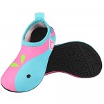 TAGVO Baby Boys Girls Water Shoes Non-Slip Swim Shoes Barefoot Skin Aqua Socks for Beach Swim Pool Toddler Kids