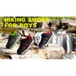 firelli Boys Hiking Shoes Breathable Non-Slip Kids Sneaker for Outdoor Sport Protection