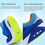 STQ Kids Sneakers for Boys Running Tennis Shoes Slip on Cushion Sport Athletic