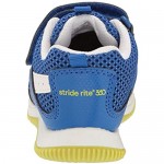 Stride Rite 360 boys Blitz Running Shoe Grey/Blue 10 Toddler US