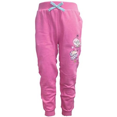 Hasbro Girls My Little Pony Fluttershy and Rainbow Dash Pink Joggers with Contrasting Drawstring