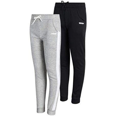 Hind Girls Sweatpants -Fleece Joggers with Pockets (2 Pack)