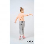 M.D.K Girls Cute Ruffles Pull On Casual Drawstring Roll Up Joggers Sweat Pants