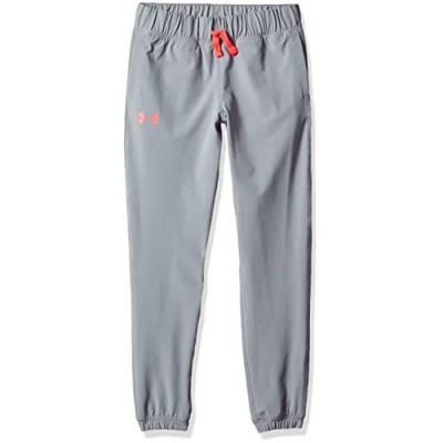 Under Armour Girls Jersey-Lined Woven Jogger