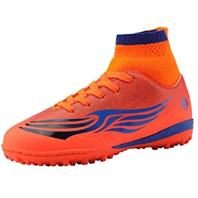 DREAM PAIRS Boys Girls Outdoor/Indoor Soccer Football Cleats Shoes