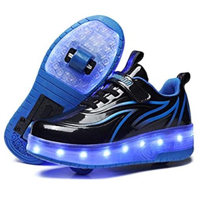 BFOEL Spider Roller Skates Light up Shoes with USB Chargable Led Sport Sneaker for Boys Girls Kids Birthday Thanksgiving Christmas Day Best Gift