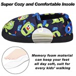 CCVON Kids Slippers for Boys Cute Soft Cartoon Slippers House Shoes Cozy Plush Slippers Indoor Outdoor