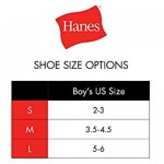 Hanes boys Moccasin Slipper House Shoe With Indoor Outdoor Memory Foam Sole Fresh Iq Odor Protection