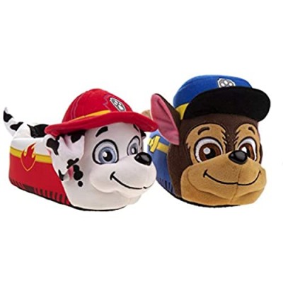 Nickelodeon Boys and Girls Paw Patrol Slippers - Chase  Marshall  Skye and Everest