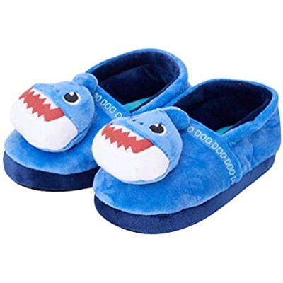Nickelodeon Toddler Boys' Slippers - Baby Shark Plush House Shoes