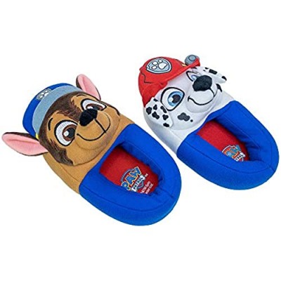 Paw Patrol Slippers Chase Marshall Full Body Slippers Toddler Size 5/6 to 11/12