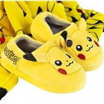 Pokemon Pikachu Slippers for Boys and Girls 3D Character Kid's Footwear