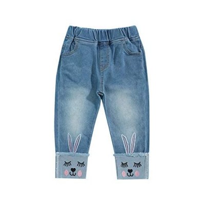 Hipea Toddler Girl Clothes Toddler Girls' Skinny Stretch Elastic Waist Jeans