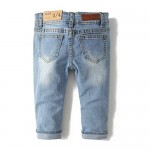 Kidscool Baby Little Kids Ripped Holes Stone Washed Soft Slim Jeans