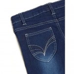 Real Love Girls’ 5 Pocket Vintage Denim Skinny Jeans with Super Stretch Fabric