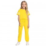 Arshiner Girls Clothing Sets Soft 2 Piece Outfits Short Sleeve for Size 5-13 Years