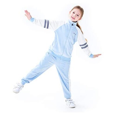 Girls Tracksuit Jogging Suits Sets for Kids Girls Size 4-14