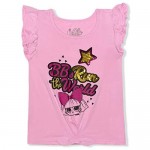 L.O.L. Surprise! Girl's Short Sleeve Tee Shirt and Leggings Set with Hair Scrunchie