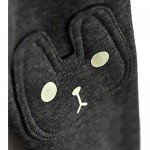 BOWKITE Kids Girls Winter Leggings Bunny Printed Thick Warm Fleece Pants for 2-7 Years