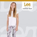 LEE 3 Pack Leggings for Girls | A Stylish Mix of Solid Color or Prints Super Soft Pull on Leggings for All Day Comfort