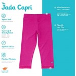 Lucky & Me | Jada Girls Capri Leggings | Tagless | Capri Length Lace Trim Wide Waistband | 3-Pack