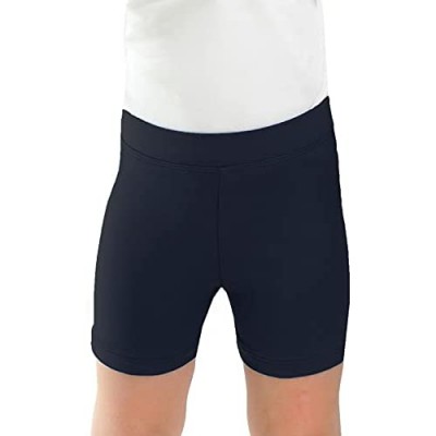 Silky Toes Girls Soft Cotton Summer Bike Shorts Casual Breathable Short Biker Leggings School Uniform