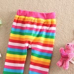 VIKITA Girls Stripe Leggings Flower Long Spring Summer Pants for 2-8 Years ?-