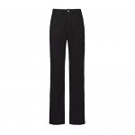 Auriviz Corduroy Pants for Teen Girls Knit High Waist Straight Casual Pant Trousers with Pockets