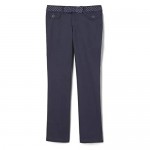 French Toast Girls' Polka Dot Straight Leg Belted Pant