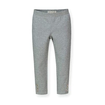 Hope & Henry Girls' Ponte Pants with Button Details