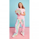 iscream Big Girls Silky Soft Plush Fleece Pants - Snacks & Sweets Collection